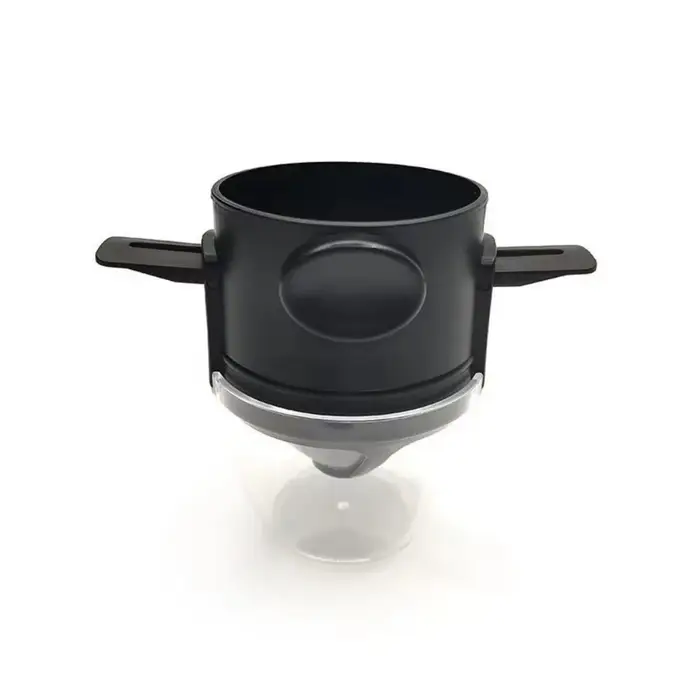 Filtre à café portable pliable réutilisable avec maille double couche pour infusion par déversement sans papier