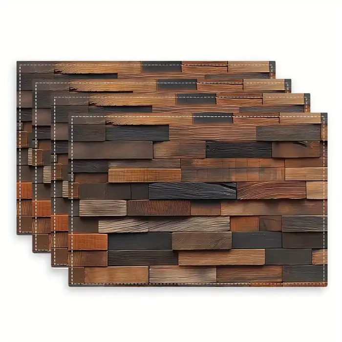 Ensemble de 4 sets de table rectangulaires