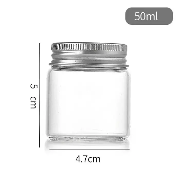 Petits pots en verre de 50ml