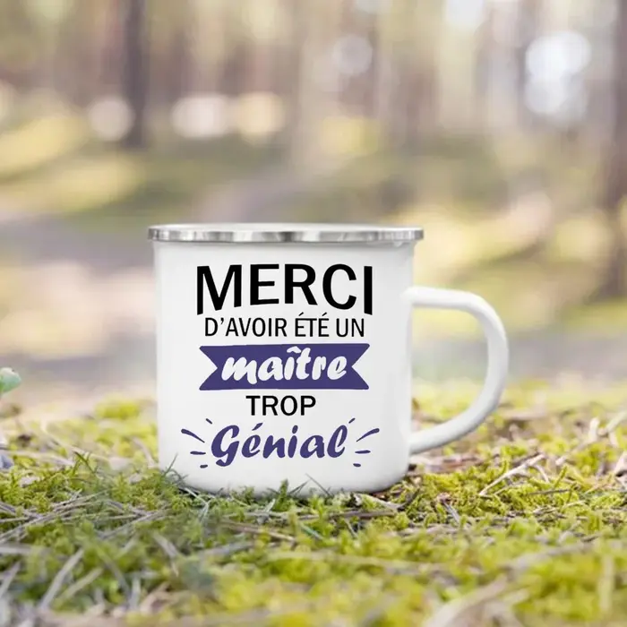 Tasse à café en émail Merci Maitre, Mug français, Chopes à bière, Belles tasses à café, Mug pour le thé, Articles de table, Rares, Drôles, de voyage, Mignons, Anime