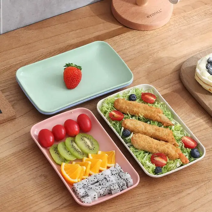 Assiette à Snack en Plastique de Haute Qualité