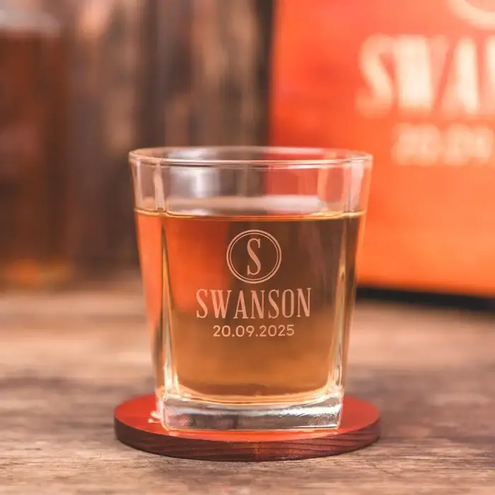 Carafe à whisky ou verres à shot personnalisés
