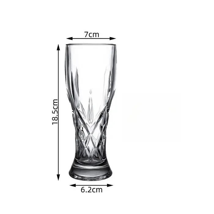 Verre à bière artisanal haut de gamme 330ml/500ml, verre à bière sculpté créatif, tasse de boisson f