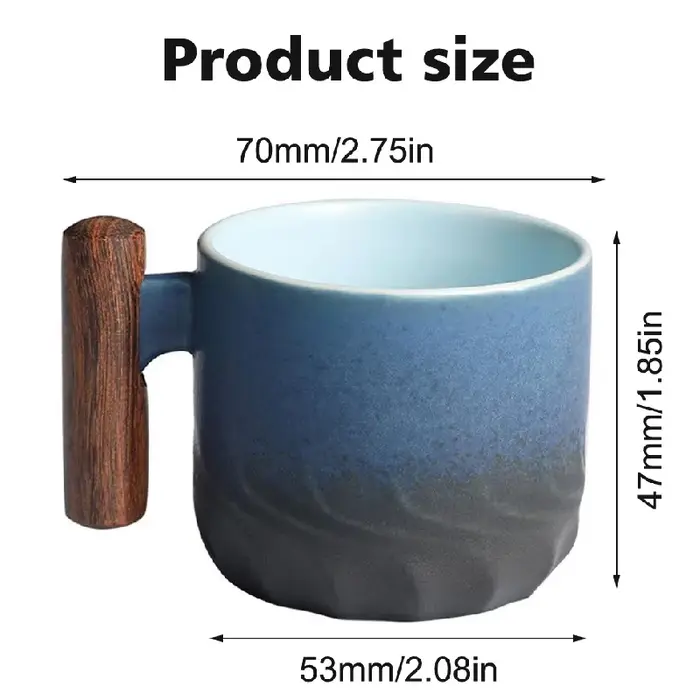 Tasse à café créative faite à la main