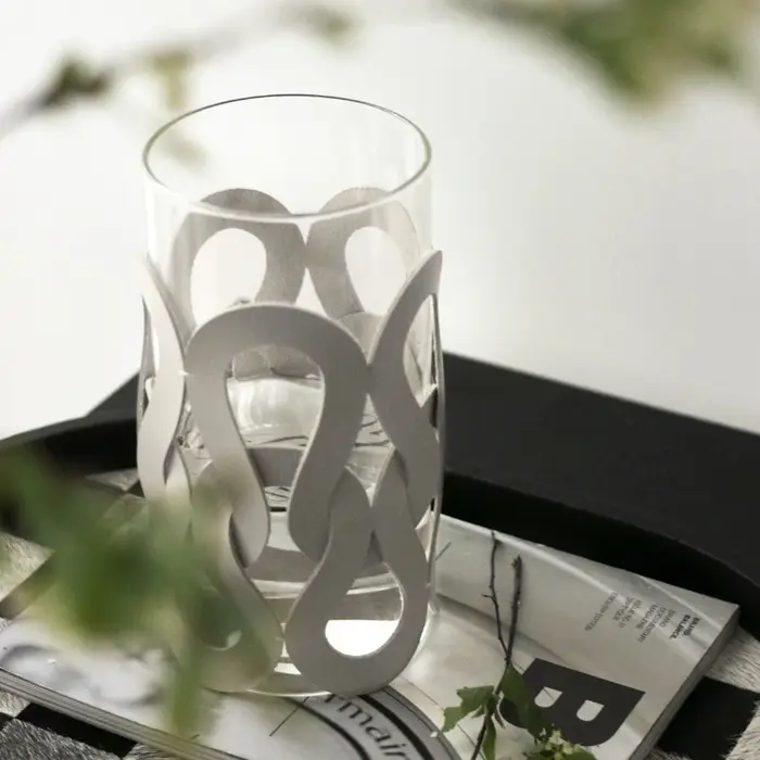 Vases en verre décoration esthétique Vase à fleurs salon