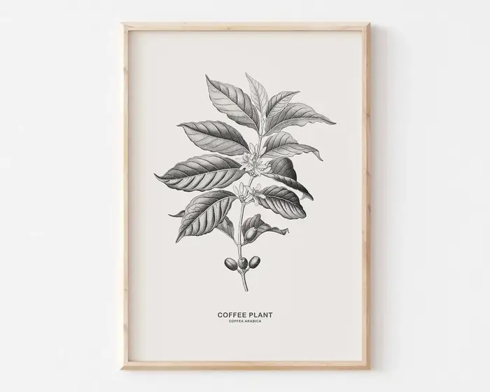 Peinture sur toile avec machine à expresso
