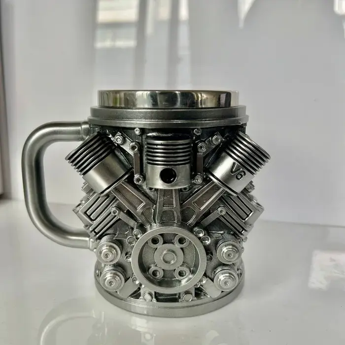 Tasse en acier inoxydable V8 et V6