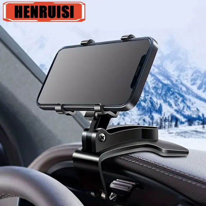 Support de téléphone de voiture Support universel tableau de bord voiture Clip Support GPS voiture Support de téléphone portable dans la voiture pour iPhone Samsung Xiaomi