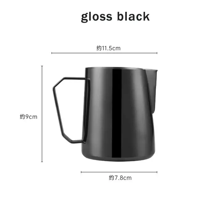 Tasse à café latte art 450ml/600ml en acier inoxydable 304