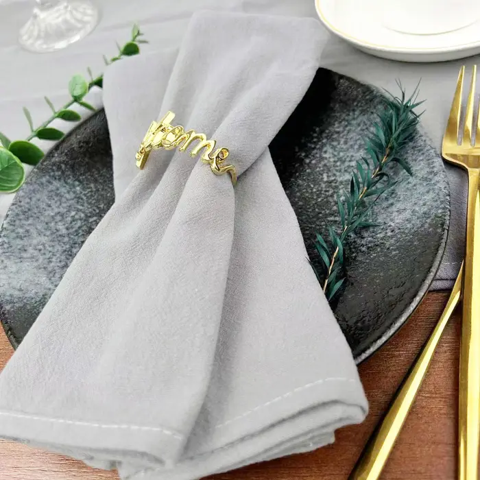 Serviettes de Table 100% coton 40x40cm
