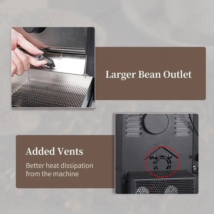 ITOP V2-Torréfacteur de grains de café CYBEROASTER avec connexion artistique