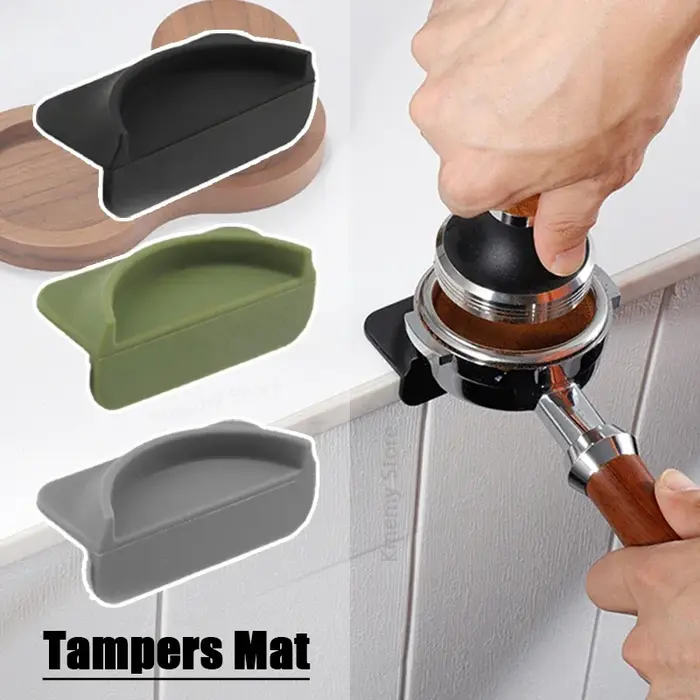 Mini-tamper à café expresso en silicone de qualité alimentaire