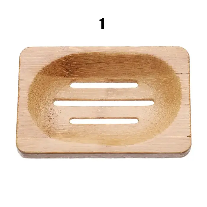 Regina-Boîte de rangement carrée et ronde en bois de bambou