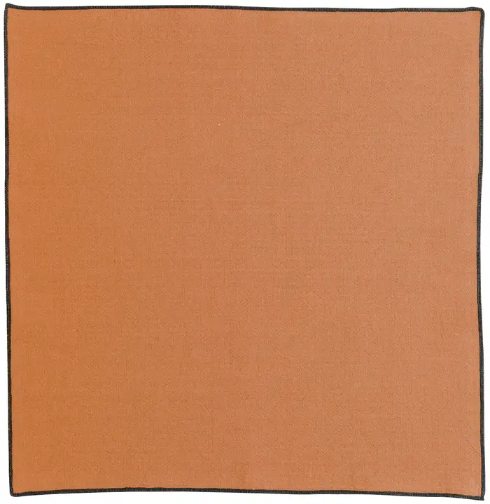 Serviette de table recycle Grace Caramel 40 x 40