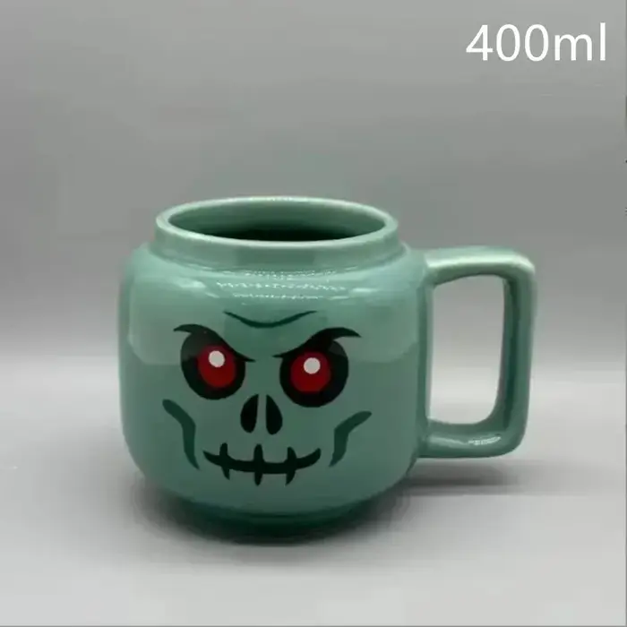 Tasses en céramique drôles dessin animé café lait thé tasse d'eau mignon drôle enfants boire Camping fête pique-nique