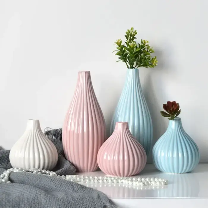 Vase à fleurs européen en céramique