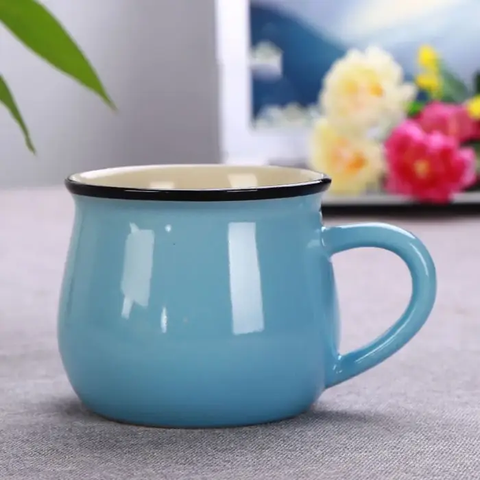 Tasse à lait en céramique nordique mignonne