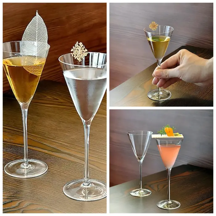 Verre à Martini Kimura de petite capacité, verre à cocktail de haute qualité, verre à Martini de style japonais, boutique