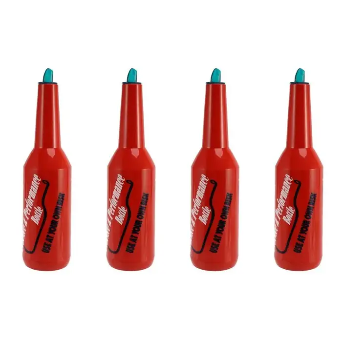 4X Flair Bartender - Bouteille d'entraînement pour barman - Shaker à cocktails - Rouge
