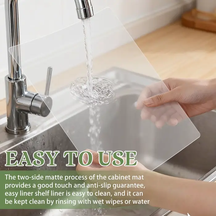 Ensemble de 4 sets de table en plastique transparent - Protection