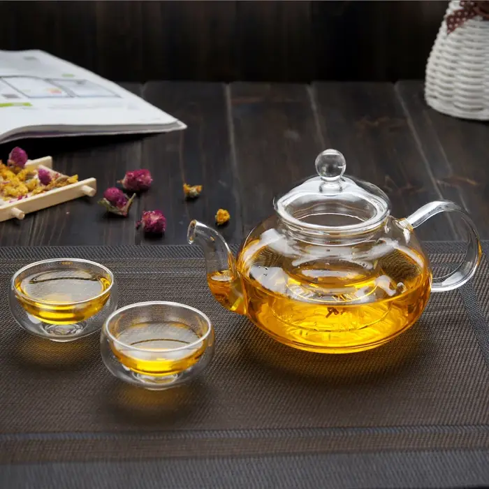Théière en verre de 400 ml/1000 ml