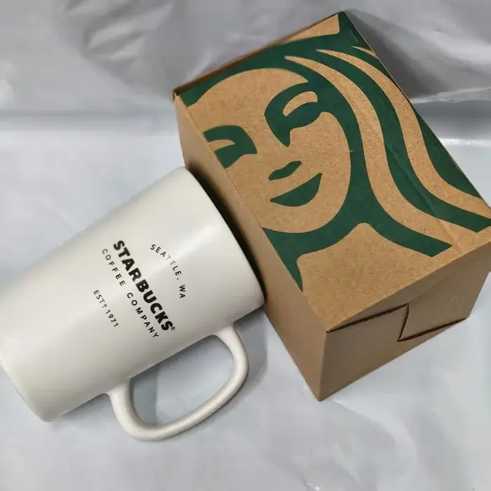 Mug à café en céramique blanc classique Starbucks 355 ml