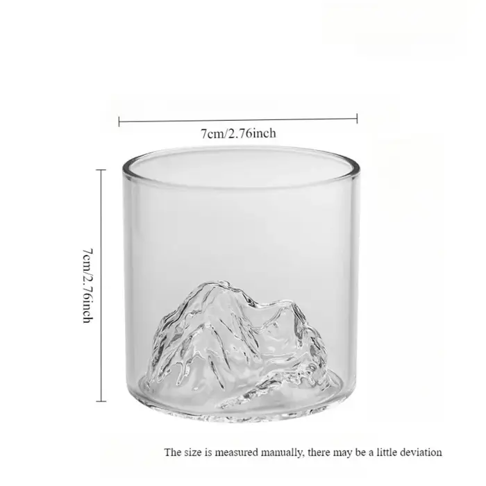 Ensemble de verres à whisky Guanshan 3D de 5 oz