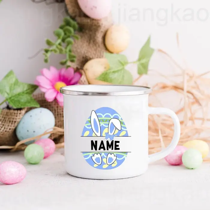 Tasse personnalisée pour enfants, tasses personnalisées avec nom de lapin pour garçons et filles, ta