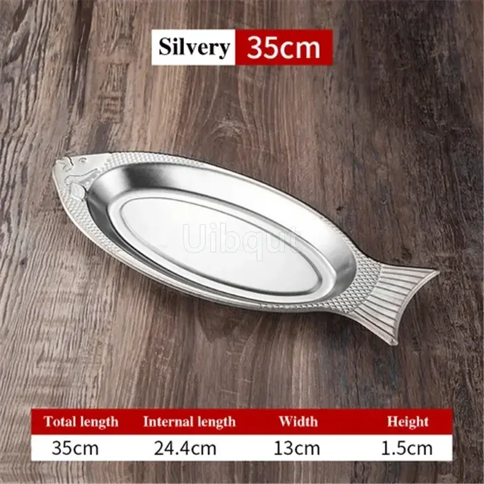 Assiette à poisson cuite à la vapeur en forme de plat assiette à oeufs créative assiette de Barbecue