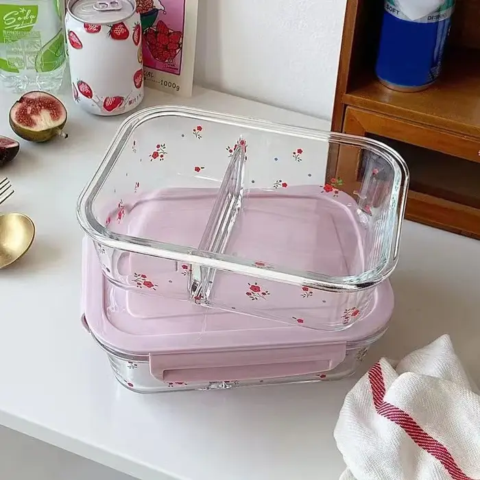 Boîte de conservation de la fraîcheur en verre Kawayi