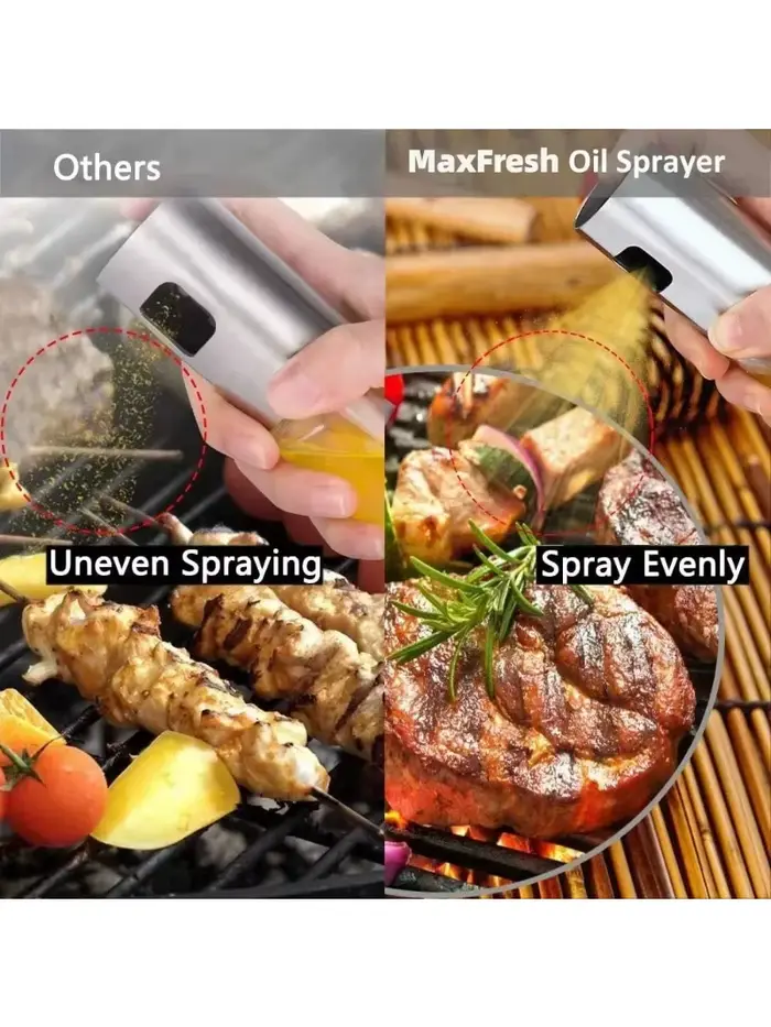Pulvérisateur d'huile en verre pour la cuisine