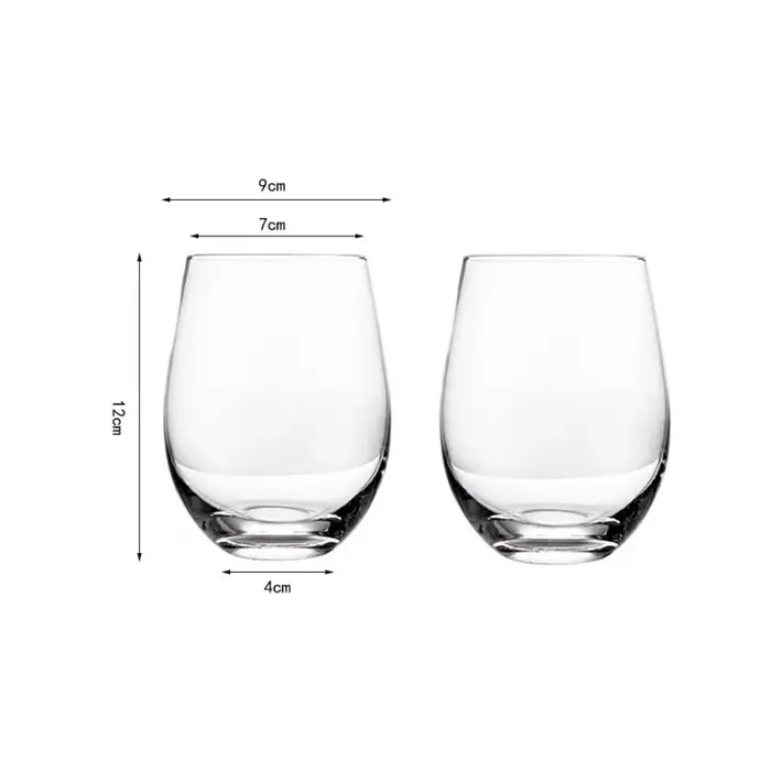 Verre à whisky transparent, 2 pièces, verres à Cocktail, verres à boire, liqueur Scotch, ustensiles 