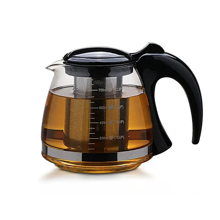 Théière en verre au Design créatif 750ml et 1200ml