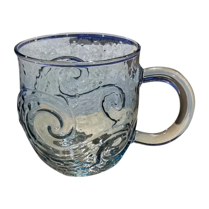 Tasse en verre soufflé à la main de 300ml