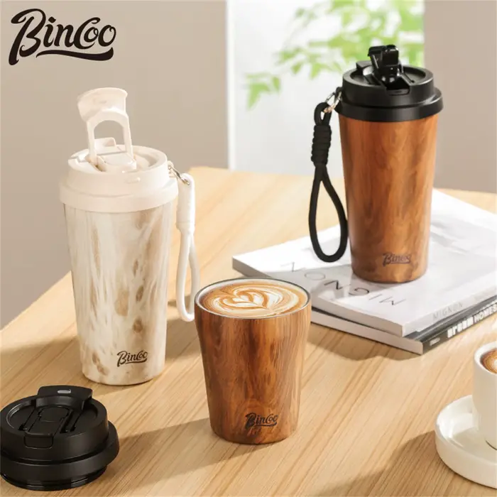 Bincoo-Tasse isotherme portable en acier inoxydable 500
