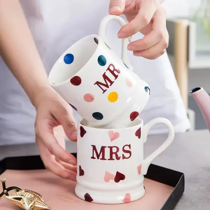 Tasse à café créative Mr Mrs