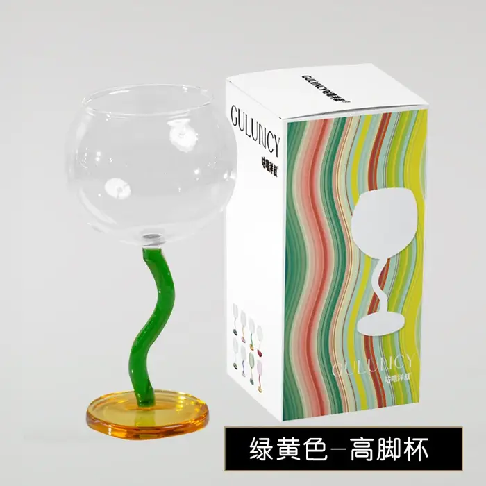 Gobelet de couleur, tasse à bulles, verre à vin rouge, tasse à vin doux, petit cadeau pour Couples e