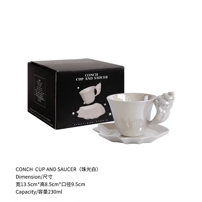 Tasse à café en céramique à coque mate