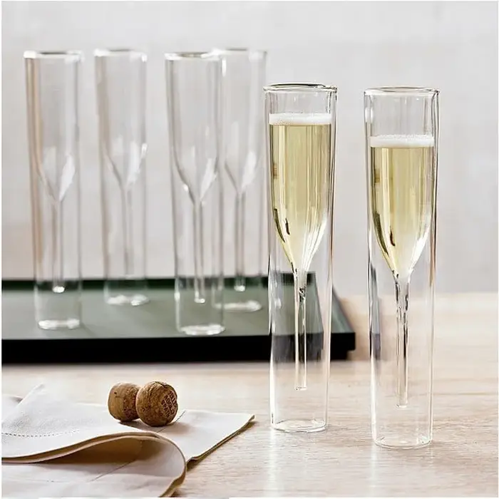 Verre à Double paroi, flûtes à Champagne