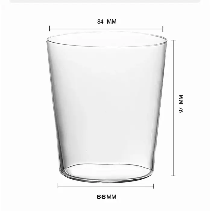 Verres à jus extra légers, verre logé, verre à cocktail, tasse à eau