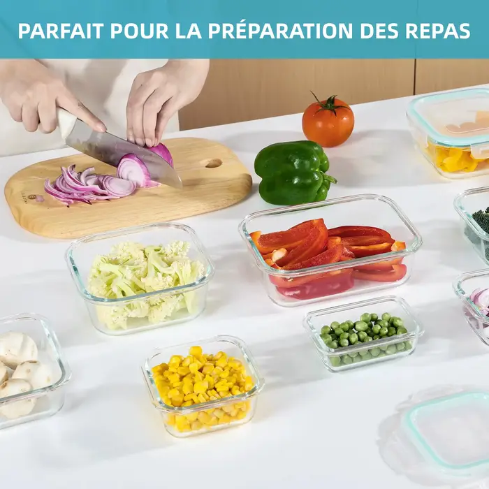 Boîte à déjeuner en verre