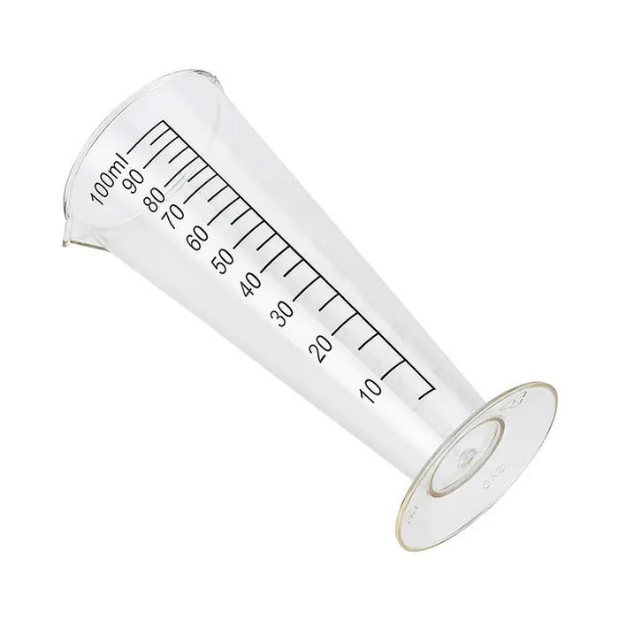 Nouveau! Tasse à mesurer en acrylique de qualité alimentaire de 100 ml – Utilisation en cuisine et restaurant sans BPA (avec balance)