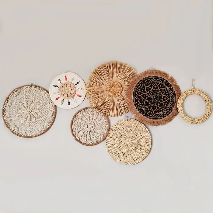 Assiette tissée d'algues de mer