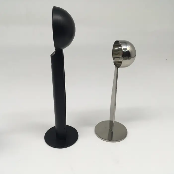 Cuillère à café avec support en acier inoxydable