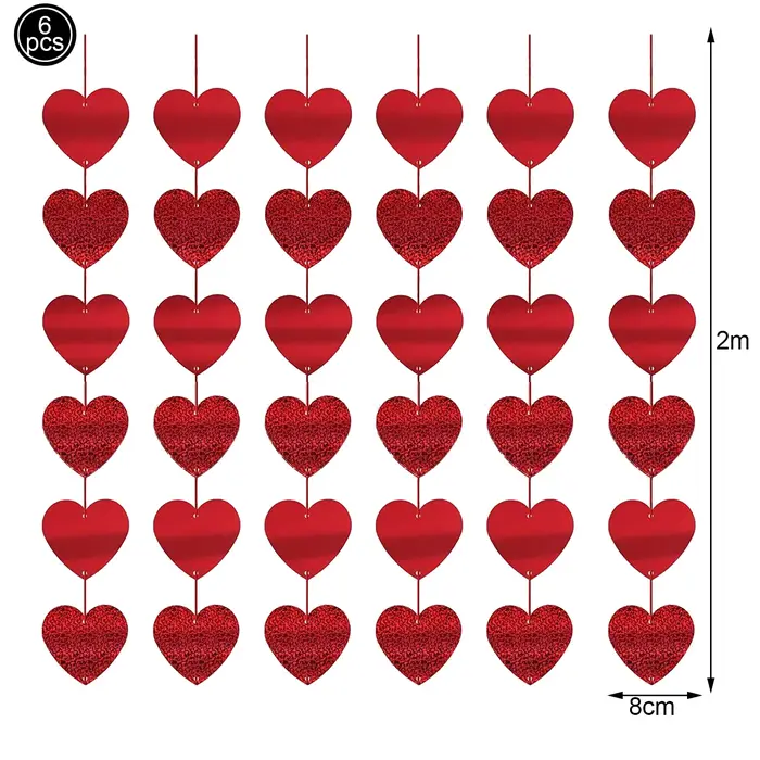 Vaisselle de fête pour la Saint-Valentin