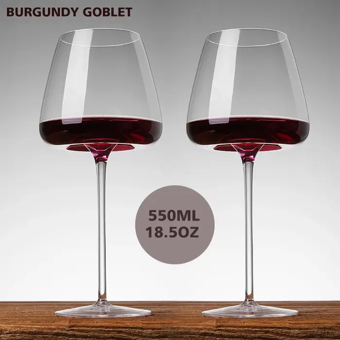 Tasse à vin originale, verre à vin rouge fait à la main