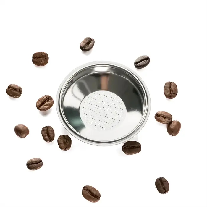 Panier réutilisable filtre à café Permanent en acier inoxydable monocouche poignée de café panier filtrant ajustement parfait panier à porte-filtre