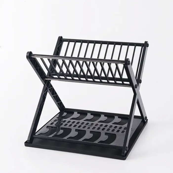 Rangement de vaisselle de cuisine en acier inoxydable