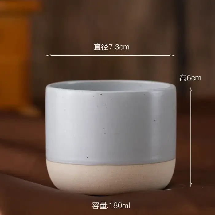 Tasse à expresso en céramique créative 6oz 180ml