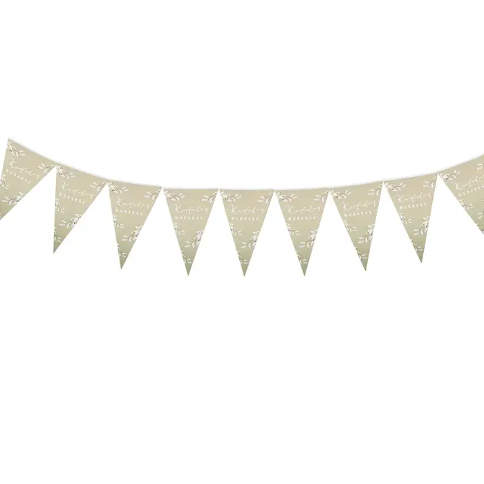 Assiettes en papier gris Ramadan Mubarak